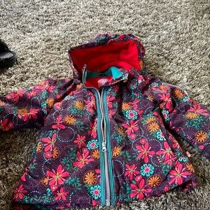 Warm winter jacket…removable hood